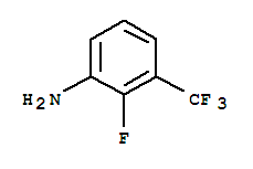 2-氟-3-三氟甲基苯胺结构式