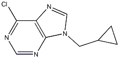 Structure of 6-Chloro-9-cyclopropylMethyl-9H-purine