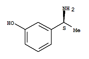 Structure of 3-[(1S)-1-AMINOETHYL]PHENOL