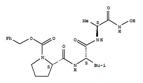 Structure of Z-PRO-LEU-ALA-NHOH