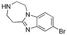 Structure of 1H-[1,4]Diazepino[1,7-a]benziMidazole, 8-broMo-2,3,4,5-tetrahydro-