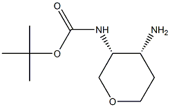 Structure of ((3R,4R)-4-aMinotetrahydro-2H-pyran-3-yl)carbaMate