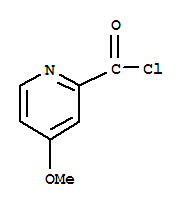 Structure of 2-Pyridinecarbonylchloride, 4-methoxy-