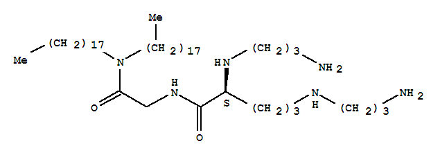 Structure of dioctadecylamidoglycylspermine
