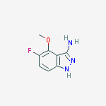 Structure of 5-fluoro-4-methoxy-1h-indazol-3-amine