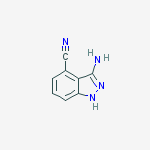 Structure of 3-AMino-1H-indazole-4-carbonitrile