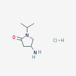 4-amino-1-propan-2-ylpyrrolidin-2-one;hydrochloride结构式