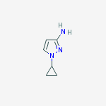 Structure of 1-cyclopropylpyrazol-3-amine