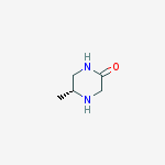Structure of (5r)-5-methylpiperazin-2-one