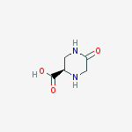 Structure of (R)-5-Oxopiperazine-2-carboxylic acid