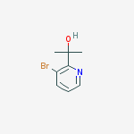 2-(3-bromopyridin-2-yl)propan-2-ol结构式