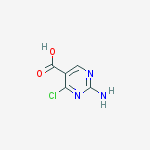 Structure of 2-Amino-4-chloro-pyrimidine-5-carboxylic acid
