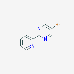 Structure of 5-bromo-2-(pyridin-2-yl)pyrimidine