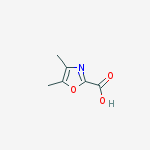 4,5-DIMETHYLOXAZOLE-2-CARBOXYLIC ACI结构式