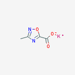 Structure of Potassium 3-methyl-1,2,4-oxadiazole-5-carboxylate