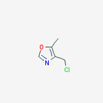 Structure of 4-(chloromethyl)-5-methyl-1,3-oxazole