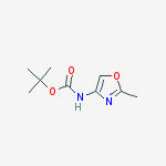 Structure of tert-Butyl (2-methyloxazol-4-yl)carbamate