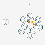 [(R)-BINAP RUCL BENZENE]CL结构式