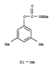 2,3,5(or3,4,5)-trimethyl-phenomethylcarbamate结构式