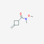 Structure of 3-Methylene-cyclobutanecarboxylic acid methoxy-methyl-amide