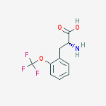 Structure of (2r)-2-amino-3-[2-(trifluoromethoxy)phenyl]propanoic Acid