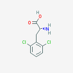 Structure of 2,6-Dichloro-D-Phenylalanine