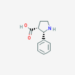 cis-2-Phenyl-pyrrolidine-3-carboxylic acid结构式