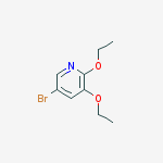 Structure of 5-bromo-2,3-diethoxypyridine