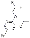 Structure of 5-broMo-2-(2,2-difluoroethoxy)-3-ethoxypyridine