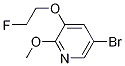 Structure of 5-broMo-3-(2-fluoroethoxy)-2-Methoxypyridine
