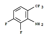 Structure of 2,3-DIFLUORO-6-(TRIFLUOROMETHYL)ANILINE