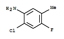 Structure of 2-CHLORO-4-FLUORO-5-METHYLANILINE