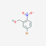 (5-Bromo-2-nitrophenyl)methanol结构式
