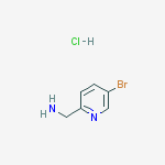 Structure of (5-Bromopyridin-2-yl)methanamine hydrochloride