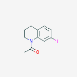 Structure of 1-(7-Iodo-3,4-dihydro-2H-quinolin-1-yl)-ethanone