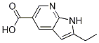 Structure of 2-Ethyl-1H-pyrrolo[2,3-b]pyridine-5-carboxylic acid