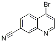 Structure of 4-bromoquinoline-7-carbonitrile