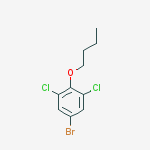5-Bromo-2-butoxy-1,3-dichlorobenzene结构式