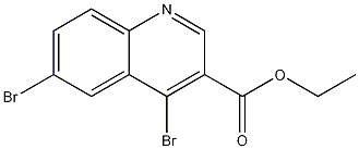 Structure of Ethyl 4,6-dibromoquinoline-3-carboxylate