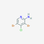 Structure of 3,5-Dibromo-4-chloropyridin-2-amine