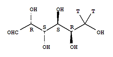 D-GALACTOSE, [6-3H]结构式