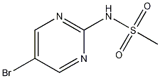 5-Bromo-2-(N-methylsufonylamino)pyrimidine结构式