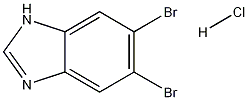 5,6-Dibromobenzimidazole, HCl结构式