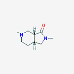 (3ar,7ar)-2-methyl-3a,4,5,6,7,7a-hexahydro-1h-pyrrolo[3,4-c]pyridin-3-one结构式