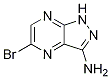 3-氨基-5-溴-1H-吡唑并[3,4-B]吡嗪结构式
