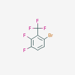 Structure of 6-BROMO-2,3-DIFLUOROBENZOTRIFLUORIDE