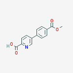 Structure of 5-(4-METHOXYCARBONYLPHENYL)-PICOLINIC ACID