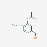 Structure of 4-(Bromomethyl)-1,2-phenylene diacetate
