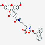 Structure of FMOC-LYS(5-FAM)-OH