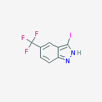 1H-Indazole-3-carboxylic acid, 7-methyl-, methyl ester结构式